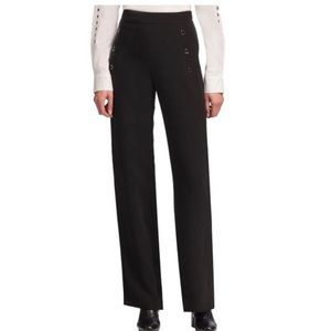 Women's Button-Trim Wide-Leg Sailor Pants